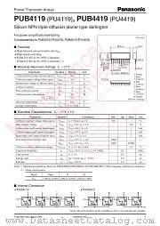 PUB4119 datasheet pdf Panasonic