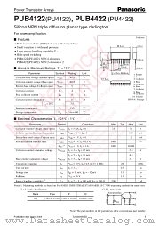 PUB4422 datasheet pdf Panasonic