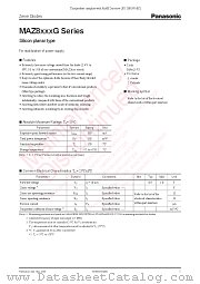 MAZ8027G datasheet pdf Panasonic