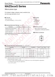 MAZS047G datasheet pdf Panasonic