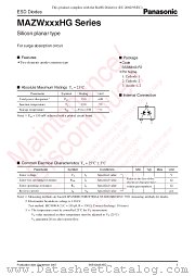 MAZW082HG datasheet pdf Panasonic