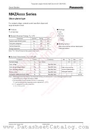 MAZA390 datasheet pdf Panasonic