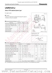 UNR91A1J datasheet pdf Panasonic