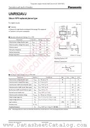 UNR92AVJ datasheet pdf Panasonic