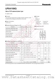 UP0411MG datasheet pdf Panasonic