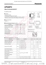 UP0487C datasheet pdf Panasonic