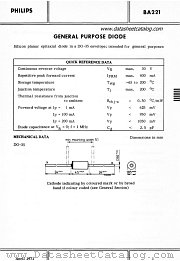 BA221 datasheet pdf Philips