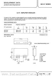 BGY47A datasheet pdf Philips