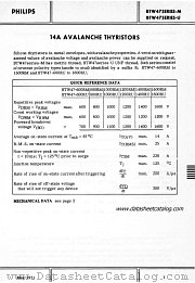 BTW47-600RM datasheet pdf Philips