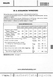 BTW92-1200RM datasheet pdf Philips