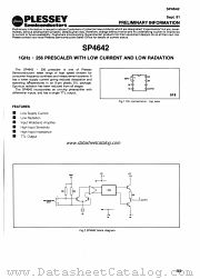 SP4642 datasheet pdf PLESSEY Semiconductors