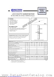 05N5818 datasheet pdf Rectron Semiconductor