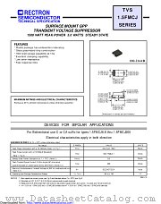 1.5FMCJ220CA datasheet pdf Rectron Semiconductor