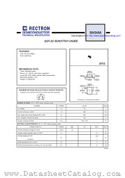 BAS40A datasheet pdf Rectron Semiconductor