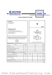 BAS40C datasheet pdf Rectron Semiconductor