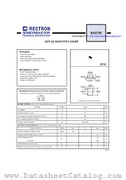 BAS70C datasheet pdf Rectron Semiconductor