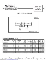 BZX85C18-T datasheet pdf Rectron Semiconductor