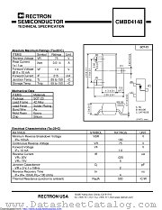 CMBD4148 datasheet pdf Rectron Semiconductor
