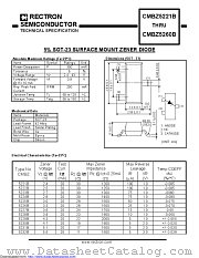 CMBZ5244B-T datasheet pdf Rectron Semiconductor