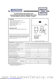 EDB107S datasheet pdf Rectron Semiconductor