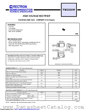FM2500W datasheet pdf Rectron Semiconductor