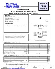 FM4001B datasheet pdf Rectron Semiconductor