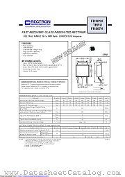 FR804K datasheet pdf Rectron Semiconductor