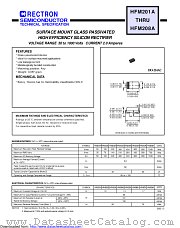 HFM204A datasheet pdf Rectron Semiconductor