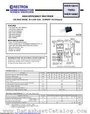 IHER1605C datasheet pdf Rectron Semiconductor