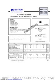 MURS220 datasheet pdf Rectron Semiconductor