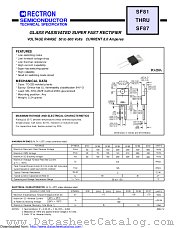 SF87 datasheet pdf Rectron Semiconductor