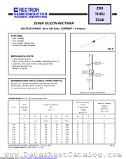 Z180B-B datasheet pdf Rectron Semiconductor