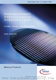 HYB25D512160AT datasheet pdf Infineon