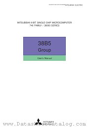 M38B5XMXH datasheet pdf Mitsubishi Electric Corporation