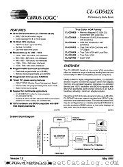 CL-GD542X datasheet pdf Cirrus Logic
