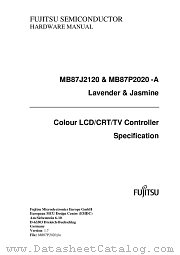 MB87P2020 datasheet pdf Fujitsu Microelectronics
