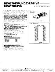 HD63701V0 datasheet pdf Hitachi Semiconductor