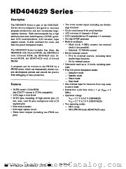 HD404629 datasheet pdf Hitachi Semiconductor