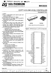 MK5025 datasheet pdf ST Microelectronics