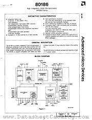R80186 datasheet pdf Advanced Micro Devices