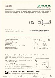 SF132A datasheet pdf RFT