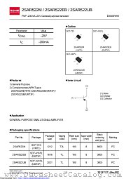 2SAR522MT2L datasheet pdf ROHM