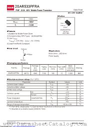 2SAR533PFRAT100 datasheet pdf ROHM