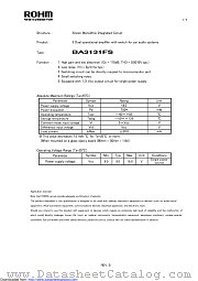 BA3131FS-E2 datasheet pdf ROHM