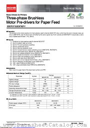 BD6762FV-E2 datasheet pdf ROHM
