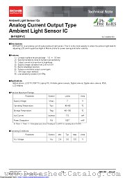 BH1620FVC-TR datasheet pdf ROHM