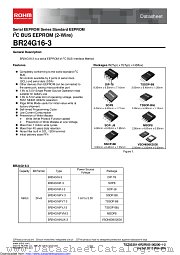 BR24G16NUX-3 datasheet pdf ROHM