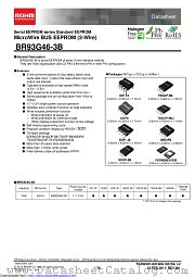 BR93G46F-3BGTE2 datasheet pdf ROHM