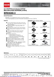 BR93G66FVJ-3GTE2 datasheet pdf ROHM