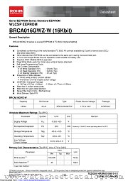BRCA016GWZ-WE2 datasheet pdf ROHM